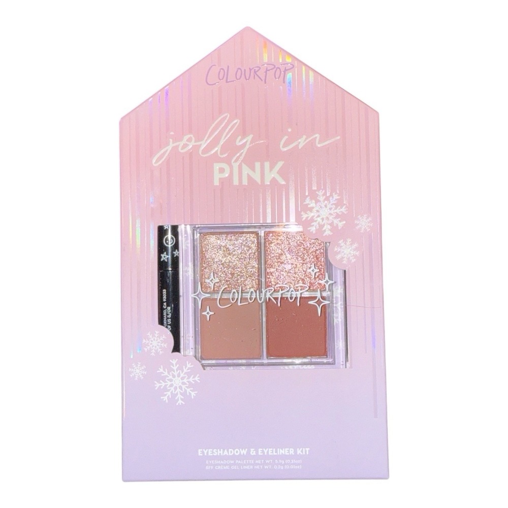 Colourpop Jolly in Pink Eyeshadow Palette & Eyeliner Kit New Special Edition
